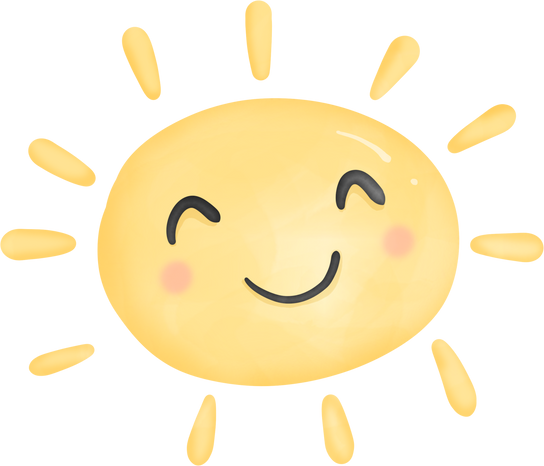 Smiling Sun Illustration